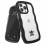 Adidas OR Wavy Case voor iPhone 13 Pro / iPhone 13 6,1 inch zwart transparant