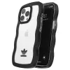 Adidas OR Wavy Case voor iPhone 13 Pro / iPhone 13 6,1 inch zwart transparant