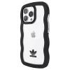 Adidas OR Wavy Case voor iPhone 13 Pro / iPhone 13 6,1 inch zwart transparant