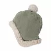 Lodger dubbellaagse winter fleece muts Elm Sage Green 1-2 jaar