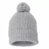 Lodger 100% Merino Wool baby muts Drizzle Grey 3-6 maanden