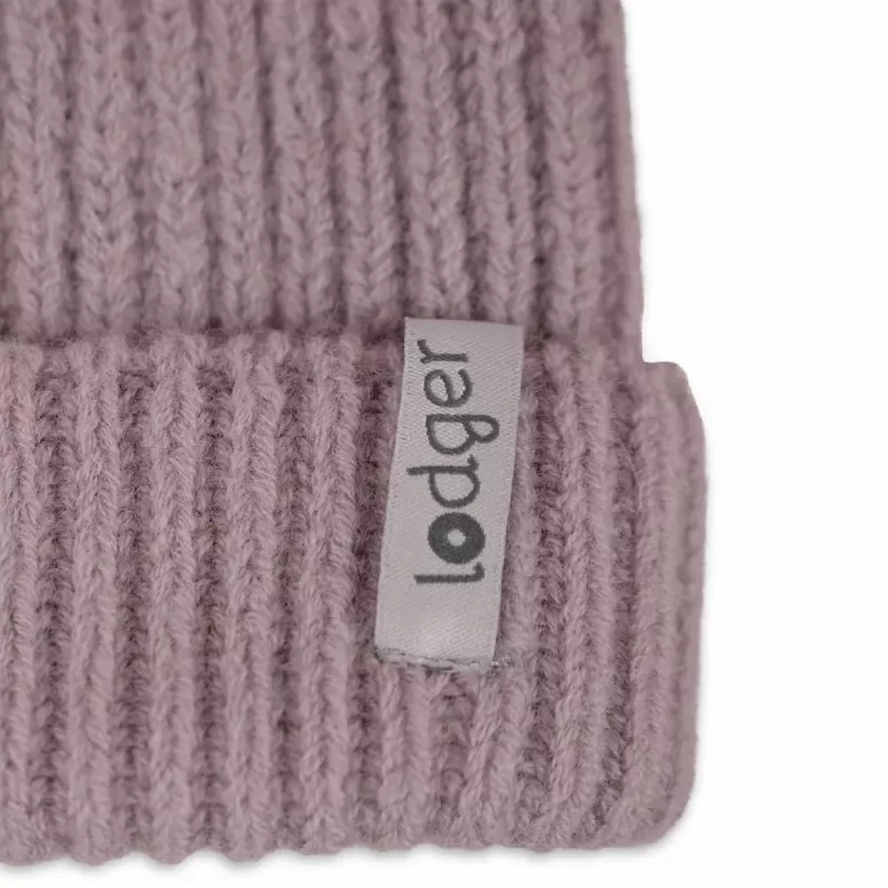 Lodger babymuts van 100% merinowol rosarot 6-12 maanden