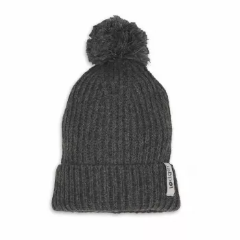 Lodger babymuts van 100% merinowol Graphite Pigeon 3-6 maanden