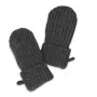 Lodger babyhandschoenen van 100% merinowol Graphite Pigeon 0-12 mnd