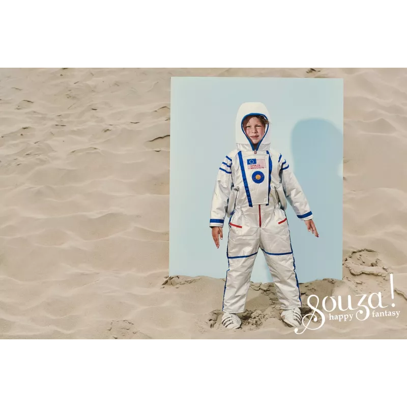 Souza! Astronauten-kostuum Overall Zilver 3-4 jaar