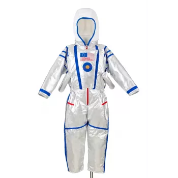 Souza! Astronauten-kostuum Overall Zilver 5-7 jaar
