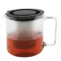 Bredemeijer Emma theepot 1,3L borosilicaatglas met RVS theezeef 165030