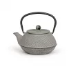 Bredemeijer Theepot Jang 0,8L Gietijzer Grijs met RVS Theezeef 153022