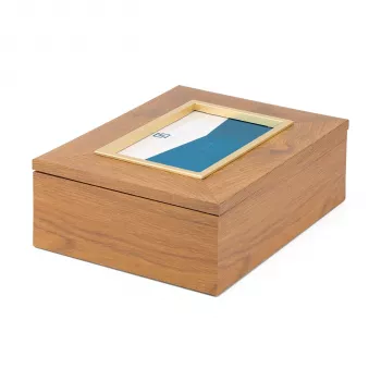 Zilverstad Marseille Foto-opbergbox 10x15 cm Bruin/Goud