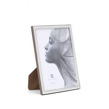 Zilverstad Premium Ancona 10x15 cm Zilveren Metalen Portretfotolijst