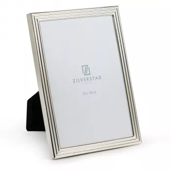 Zilverstad Elana 13x18 Metalen Portretfotolijst Zilver