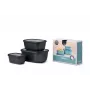 Mepal Cirqula Multi Bowl Set 3-delig, Nordic Black