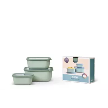 Mepal Cirqula multi bowl set 3-delig, Nordic Sage