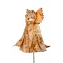 Souza! Dilophosaurus dinosaurus cape-kostuum met capuchonmasker voor kinderen 4-7 jaar