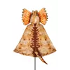Souza! Dilophosaurus dinosaurus cape-kostuum met capuchonmasker voor kinderen 4-7 jaar