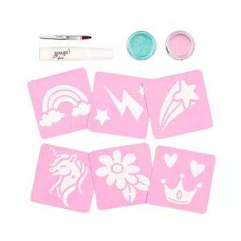 Souza! Unicorn glitter tijdelijke tattoos 12 stuks