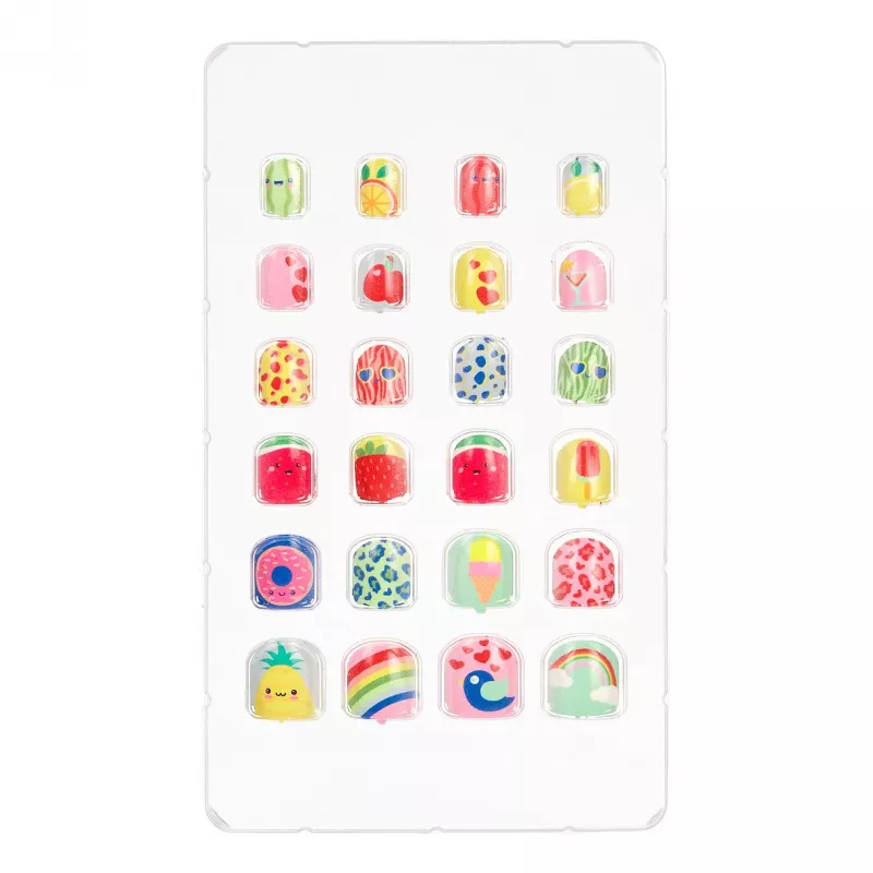 Souza! Kunstnagels voor kinderen fruitassortiment (grootverpakking met 10 sets)