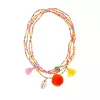 Souza! Sylvie veelkleurige parelketting met charms - 4 strengen voor peuters