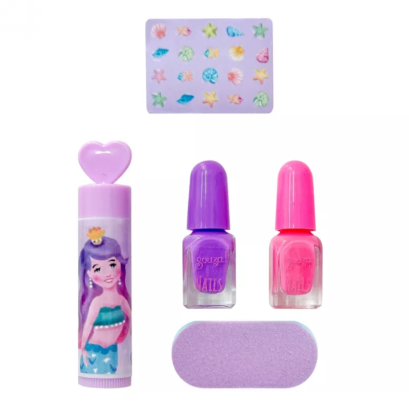 Souza! Kinder zeemeermin make-up & nagelstyling set 5-delige