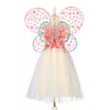 SOUZA! Fairy Butterfly kostuemset Flora jurk en vleugels 8-10 jaar