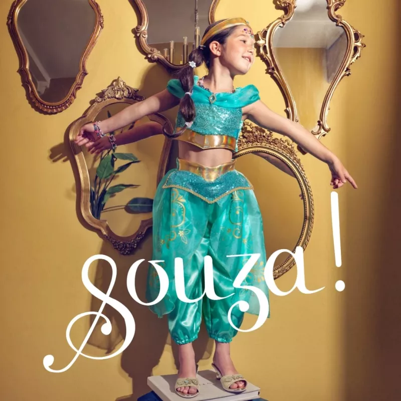 Souza! Arabische prinses Amira kostuum 3-4 jaar