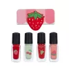 Souza! Kinder Nagellakset - 4 fruitige, waterbasis peel-off nagellakken, geschenkdoos