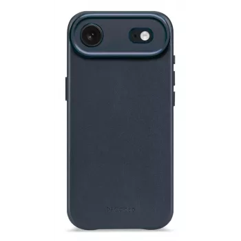 Decoded Leather Backcover voor iPhone 17 Air met MagSafe - Navy Shadow