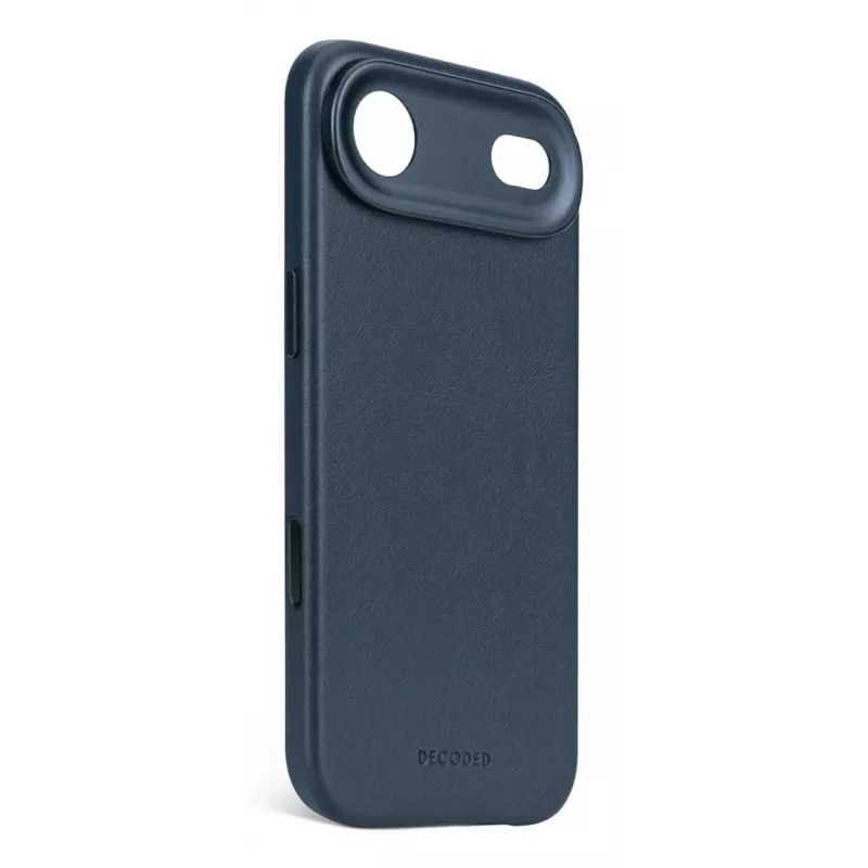 Decoded Leather Backcover voor iPhone 17 Air met MagSafe - Navy Shadow