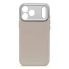 Decoded leren achterkant hoesje voor iPhone 17 Pro Max MagSafe-compatibel Solid Clay
