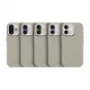 Decoded AntiMicrobial Silicone Back Cover voor iPhone 17 MagSafe-compatibel Soft Taupe