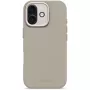 Decoded AntiMicrobial Silicone Back Cover voor iPhone 17 MagSafe-compatibel Soft Taupe