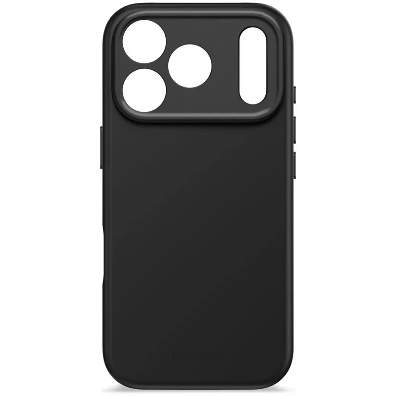 Decoded AntiMicrobial Silicone Back Cover voor iPhone 17 Pro met MagSafe (Phantom Black)