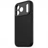 Decoded AntiMicrobial Silicone Back Cover voor iPhone 17 Pro met MagSafe (Phantom Black)