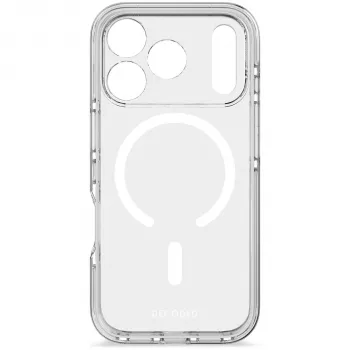 Decoded DropTec transparante achterkantbescherming voor Apple iPhone 17 Pro met MagSafe