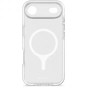 Decoded DropTec transparante achterkantbescherming voor iPhone 17 Air, witte rand