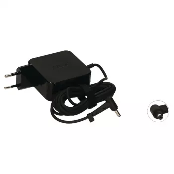 ASUS 45W AC-adapter 19V 2,37A zwart voor notebook (vaste EU-stekker)