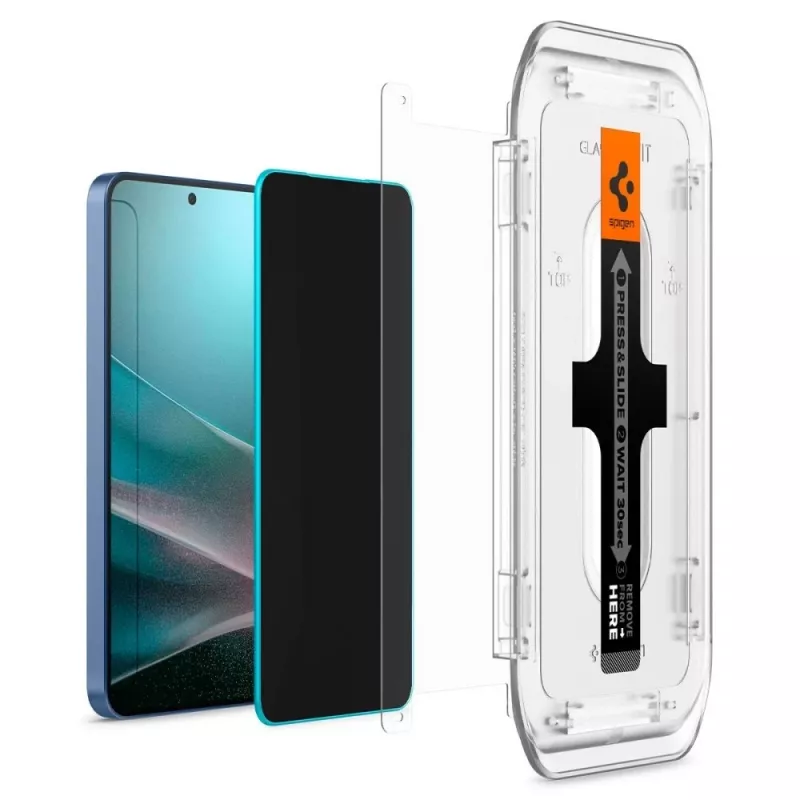 Spigen Glas.TR EZFIT HD Privacy privacyglas voor Samsung Galaxy S24+ 2 stuks