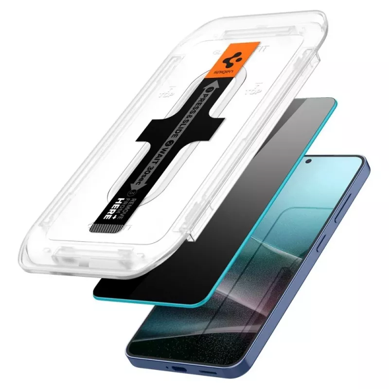 Spigen Glas.TR EZFIT HD Privacy privacyglas voor Samsung Galaxy S24+ 2 stuks