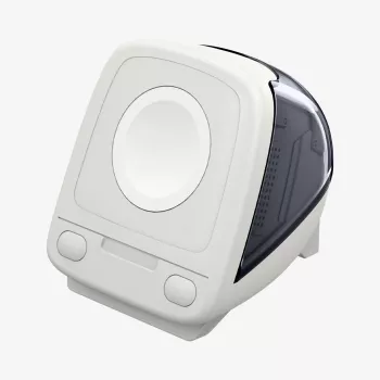 Spigen Classic C1 Apple Watch standaard grafiet