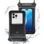 SPIGEN A611P universele waterdichte drijvende hoes 2-pack mat zwart