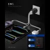 Spigen Essential EE673EU 67W GaN 3-poorts USB-C/USB-A wandlader zwart