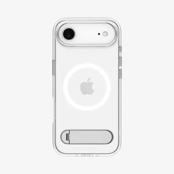 Spigen Ultra Hybrid S Mag MagSafe-hoes voor iPhone Air, transparant/wit