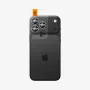 Spigen Optik Pro Glas.tR EZ Fit camera bescherming 2-pack voor iPhone 14 Pro / Max, 15 Pro / Max, 16 Pro / Max, 17 Pro / Max - zilver