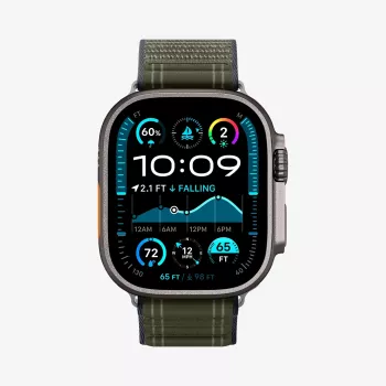 SPIGEN WBF0 band voor Apple Watch 8/9/10/11/SE/Ultra (44/45/46/49 mm), groen