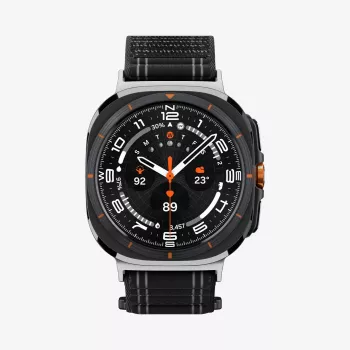 SPIGEN WBF0 band voor Samsung Galaxy Watch Ultra 2024/2025 (47 mm), zwart