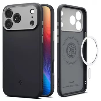 Spigen Nano Pop Mag MagSafe iPhone 17 Pro Max hoes Black Sesame