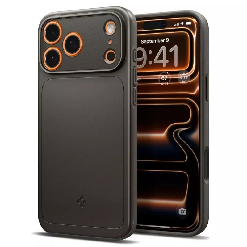 Spigen Thin Fit Mag MagSafe hoes voor iPhone 17 Pro Max (Gunmetal)