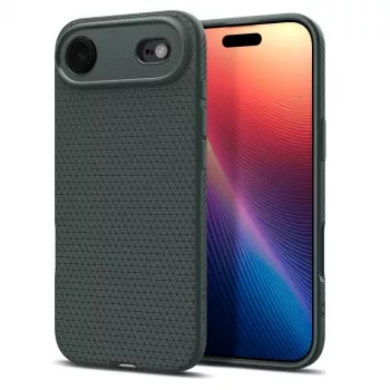 Spigen Liquid Air hoes voor Apple iPhone 17 Air, Abyss Green