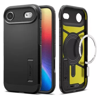 Spigen Tough Armor MagFit hoes voor iPhone Air, zwart