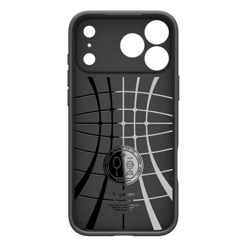 Spigen Liquid Air iPhone 17 Pro hoes mat zwart